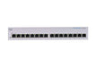 Cisco Business 110 Series 110-16T - Switch - unmanaged - 16 x 10/100/1000 - desktop, rack-mountable, wall-mountable