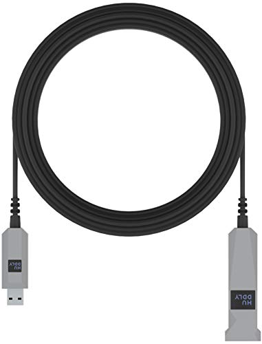 Huddly - USB cable - USB Type A (M) to USB Type A (F) - USB 3.1 Gen 1 - 15 m - Active Optical Cable (AOC) - black