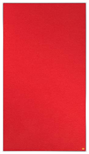 Nobo Impression Pro Widescreen Red Felt Board 710X400Mm Dd