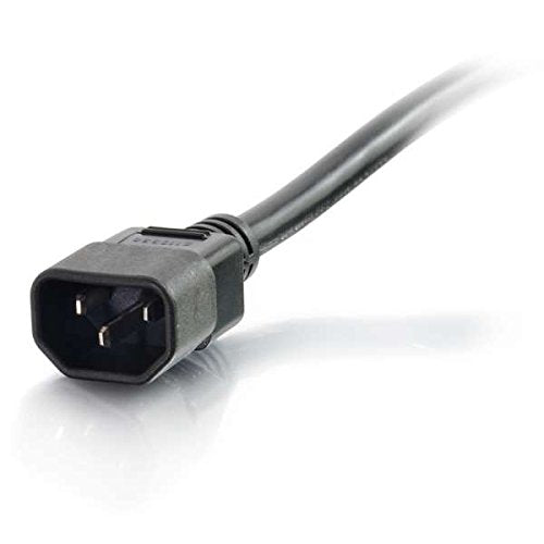 C2G 14 AWG 250 Volt Power Cord - Power cable - IEC 60320 C19 to IEC 60320 C14 - AC 250 V - 15 A - 3.05 m - molded - black