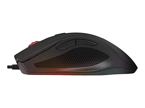 AOC Gaming GM200 - Mouse - ergonomic - right-handed - optical - 6 buttons - wired - USB 2.0