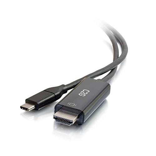 C2G 1.8m (6ft) USB C to HDMI Adapter Cable 4K - Audio / Video Adapter - Black - External video adapter - USB-C - HDMI - black