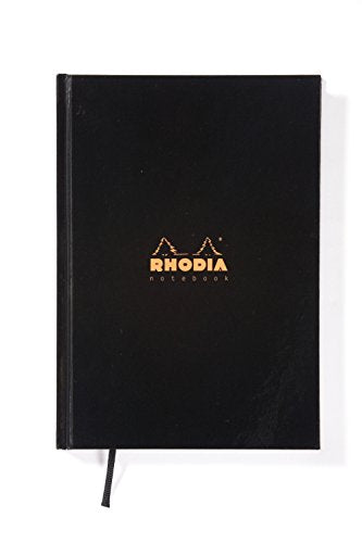 Best Value Rhodia 119231C Casebound Notebook, A5 - Black