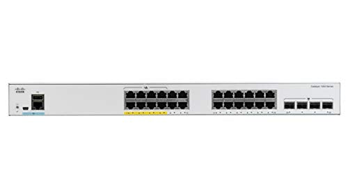 Cisco Catalyst 1000-24T-4X-L - Switch - Managed - 24 x 10/100/1000 + 4 x 10 Gigabit SFP+ (uplink) - rack-mountable