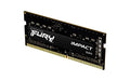 Kingston FURY Impact - DDR4 - module - 8 GB - SO-DIMM 260-pin - 2666 MHz / PC4-21300 - CL15 - 1.2 V - unbuffered - non-ECC - black