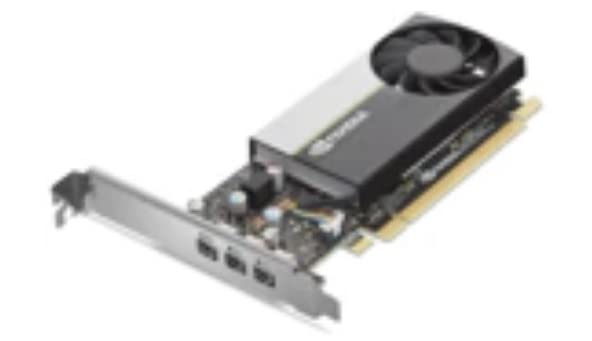 NVIDIA T400 - Graphics card - T400 - 2 GB GDDR6 - PCIe 3.0 x16 - 3 x Mini DisplayPort - for ThinkStation P348, P350, P520, P520c, P720, P920