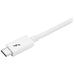 StarTech 1m Thunderbolt 3 Cable 20Gbps White