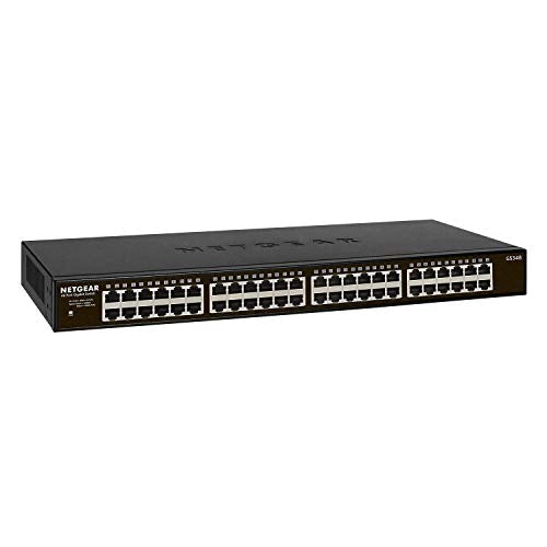 NETGEAR SOHO GS348 - Switch - unmanaged - 48 x 10/100/1000 - desktop, rack-mountable