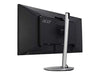 Acer CB342CK - LED monitor - 34" - 3440 x 1440 UWQHD @ 75 Hz - IPS - 400 cd/m - 700:1 - 1 ms - 2xHDMI, DisplayPort, USB-C - speakers - black, silver