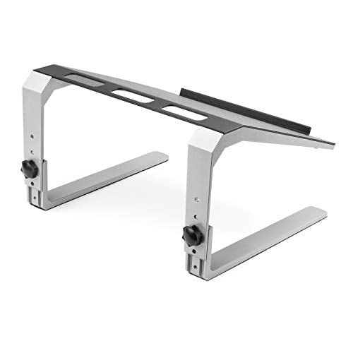 Adjustable Laptop Stand - Heavy Duty Steel & Aluminum - 3 Height Settings - Tilted - Ergonomic Laptop Riser for Desk (LTSTND)