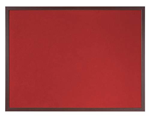 Best Value Bi-Office Earth-It Red Felt 180x120cm Cherry Wood 32 mm DD