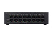 Cisco Small Business SF110D-16HP - Switch - unmanaged - 8 x 10/100 + 8 x 10/100 (PoE) - desktop, wall-mountable - PoE (64 W)