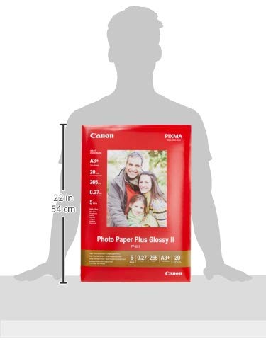 Canon Photo Paper Plus II PP-201 - Glossy photo paper - A3 plus (329 x 423 mm) - 20 sheet(s)