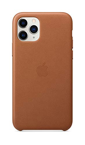 Apple - Back cover for mobile phone - leather - saddle brown - for iPhone 11 Pro