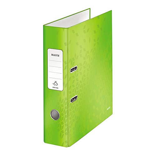 Best Value Leitz 180 Wow Lever Arch File A4 80mm Green [Pack of 10]