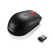 Lenovo Essential Compact - Mouse - right and left-handed - 3 buttons - wireless - 2.4 GHz - USB wireless receiver - black - OEM - for ThinkCentre M60, M90, ThinkEdge SE30, ThinkPad L14 Gen 2, L15 Gen 2, P14s Gen 2