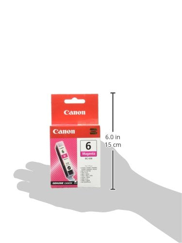 Canon BCI-6 M - 4707A002 - 1 x Magenta - Ink tank - For BJS820, i990,99XX, PIXMA IP3000,IP4000,iP5000,iP6000,iP8500,MP750,MP760,MP780