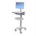 Ergotron StyleView Cart - Sliding Worksurface - Cart - for LCD display / PC equipment - medical - aluminium, zinc-plated steel, high-grade plastic - screen size: up to 24"