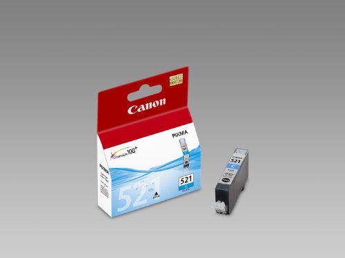 Canon CLI-521 C - 2934B001 - 1 x Cyan - Ink tank - For PIXMA iP3600,iP4700,MP540,MP550,MP560,MP620,MP630,MP640,MP980,MP990,MX860,MX870