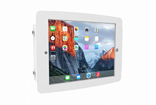 Compulocks Space iPad 12.9-inch 5th/4th/3rd Gen Security Display Enclosure - Enclosure - for tablet - lockable - high-grade aluminium - white - screen size: 12.9" - mounting interface: 100 x 100 mm - wall-mountable - for Apple 12.9-inch iPad Pro (3rd generation, 4th generation, 5th generation)