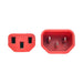 Tripp Lite PDU Power Cord C13 to C14 10A 250V 18 AWG 3ft Red