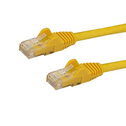 StarTech 3 m Gigabit Snagless RJ45 Male to Male UTP Cat6 Ethernet Patch Cable - Yellow