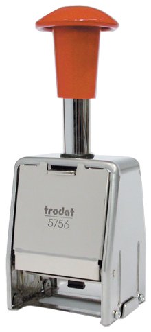 Best Value Trodat 5756 Numberer Self Inking Metal Sequential Automatic Stamp