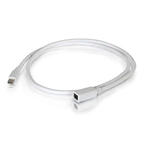 C2G 1m Mini DisplayPort Extension Cable M/F - White - DisplayPort extension cable - Mini DisplayPort (F) to Mini DisplayPort (M) - 1 m - white