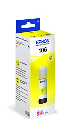 Epson 106 - 70 ml - yellow - original - ink tank - for EcoTank ET-7700, ET-7750, L7160, L7180, Expression Premium ET-7700, ET-7750