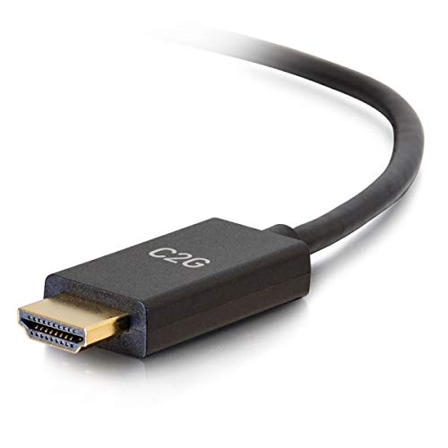 C2G 3ft Mini DisplayPort Male to HDMI Male Passive Adapter Cable - 4K 30Hz - Video adapter - Mini DisplayPort / HDMI - Mini DisplayPort (M) to HDMI (M) - 90 cm - black - passive, 4K support