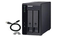 QNAP TR-002 - Hard drive array - 2 bays (SATA-600) - USB 3.1 Gen 2 (external)