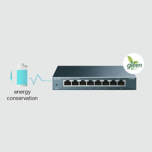 TP-Link TL-SG108S - Switch - 8 x 10/100/1000 - desktop