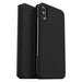 OtterBox Strada Series Via - Flip cover for mobile phone - polyurethane, polycarbonate, synthetic rubber - black - for Apple iPhone XS Max