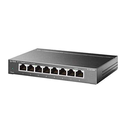 TP-Link TL-SG108S - Switch - 8 x 10/100/1000 - desktop