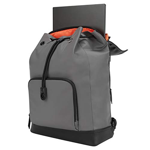 Targus Newport Drawstring - Notebook carrying backpack - 15" - grey