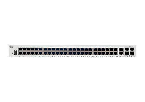 Cisco Catalyst 1000-48T-4G-L - Switch - Managed - 48 x 10/100/1000 + 4 x Gigabit SFP (uplink) - rack-mountable