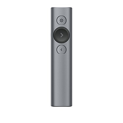 Logitech Spotlight Plus - Presentation remote control - 3 buttons - slate