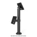 Compulocks Rise VESA Monitor Counter Top Kiosk Stand 8" Height - Stand - for tablet - mounting interface: 100 x 100 mm - pole mount