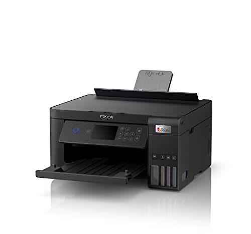 Epson EcoTank ET-2850, Inkjet Printers, Multi-fuction,Ink tank system 4 Ink Cartridges, KCYM, Print, Scan, Copy, 5,760 x 1,440 DPI, 33 pages/min Monochrome, 15 pages/min Colour, 100 Sheets Standard, 1,200 DPI x 2,400 DPI (Horizontal x Vertical, USB, WiFi,