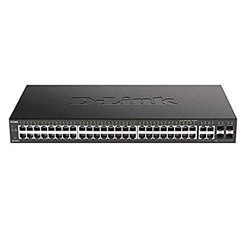 D-Link DGS 2000-52 - Switch - L3 - Managed - 48 x 10/100/1000 + 4 x combo Fast Ethernet/Gigabit SFP - rack-mountable