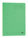 Best Value Elba Foolscap Strongline Spring Pocket Files, Green, 320 gsm, Pack of 25