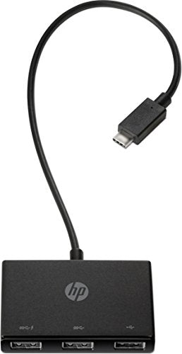 HP USB-C to USB-A - Hub - 3 x SuperSpeed USB 3.0 - desktop - for OMEN by HP 16, Victus by HP 16, HP 15, Chromebook 14, Pavilion 15, Pavilion Gaming TG01