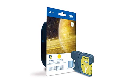 Best Value Brother LC-1100Y Inkjet Cartridge, Standard Yield, Yellow, Brother Genuine Supplies