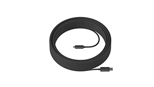 Logitech Strong - USB cable - USB Type A (M) to USB-C (M) - USB 3.2 - 45 m - plenum, Active Optical Cable (AOC)