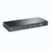 TP-Link JetStream TL-SG1218MP - V1 - switch - 16 x 10/100/1000 (PoE+) + 2 x 10/100/1000 + 2 x combo Gigabit SFP - rack-mountable - PoE+ (250 W)