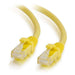 C2G Cat6 Booted Unshielded (UTP) Network Patch Cable - Patch cable - RJ-45 (M) to RJ-45 (M) - 3 m - UTP - CAT 6 - molded, snagless, stranded - yellow