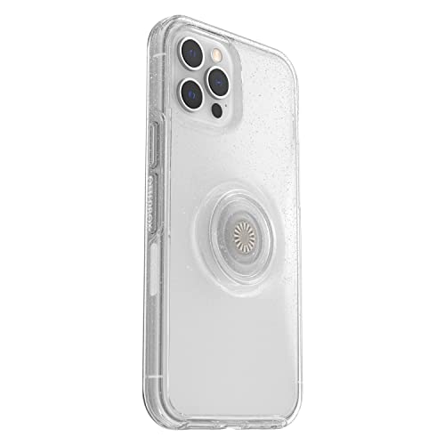 OtterBox Otter + Pop Symmetry Series Clear - Back cover for mobile phone - polycarbonate, synthetic rubber - stardust pop - for Apple iPhone 12 Pro Max