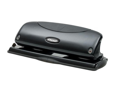 Best Value Rexel Precision P425 4 Hole Punch Black 25 Sheet Capacity and Paper Alignment Indicator