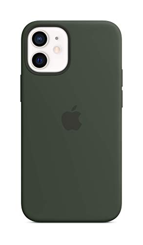 Apple Case with MagSafe - Back cover for mobile phone - silicone - cyprus green - for iPhone 12 mini