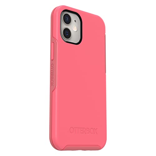 OtterBox Symmetry Series+ with MagSafe - Back cover for mobile phone - polycarbonate, synthetic rubber - tea petal pink - for Apple iPhone 12 mini